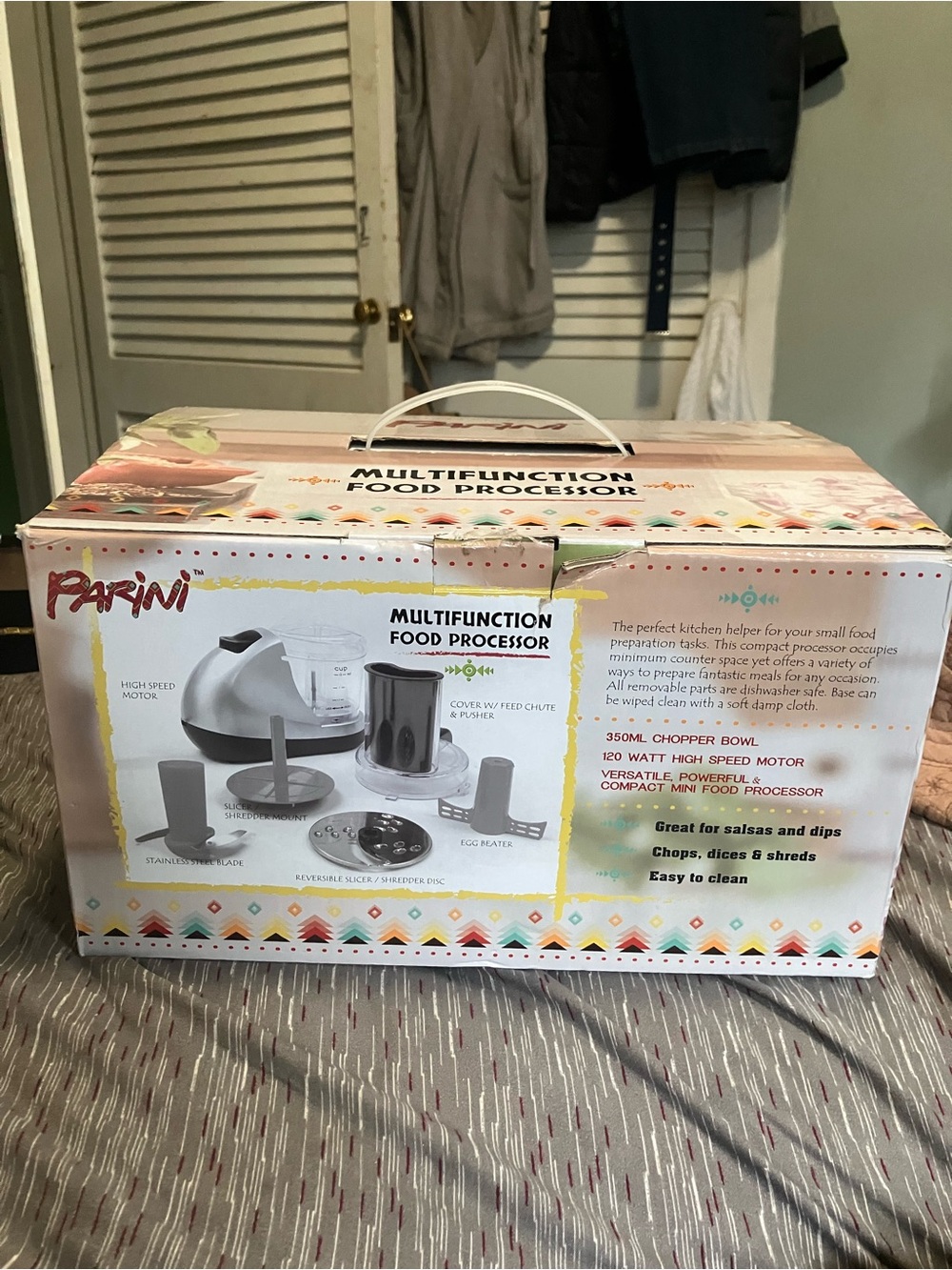 NIB Parini Multifunction Mini Food Processor